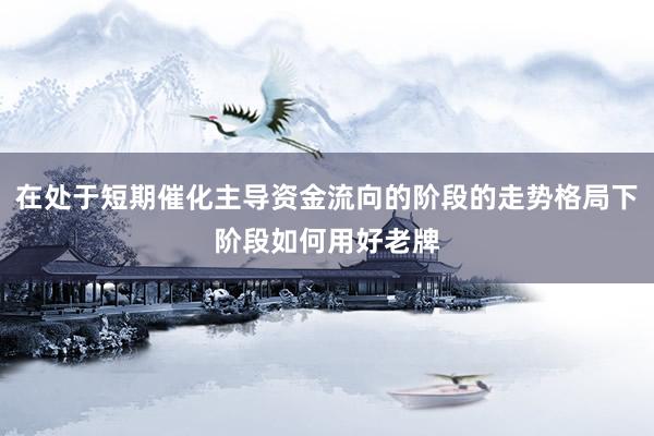 在处于短期催化主导资金流向的阶段的走势格局下阶段如何用好老牌