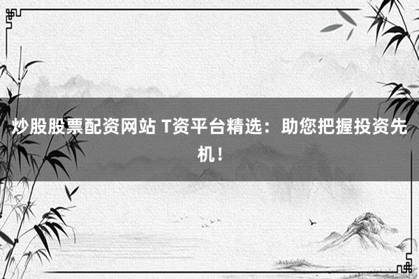 炒股股票配资网站 T资平台精选：助您把握投资先机！