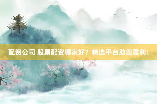 配资公司 股票配资哪家好?精选平台助您盈利!